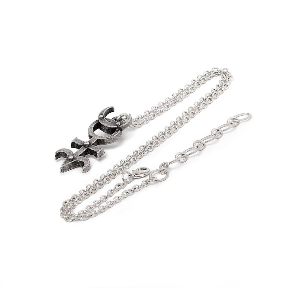 Alchemy - Dr. Dee's Monad Halskette - Silberfarben